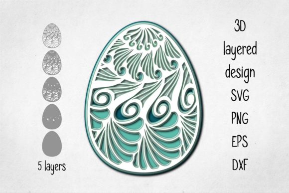 3D Layered Easter Ornament: A Versatile Creative Solution