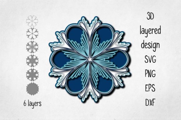 3D Layered Floral Decoration: Transforming Simple Designs into Living Art