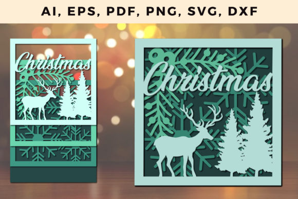 3D Multi Layer Christmas SVG: Elevating Holiday Designs with Depth and Detail