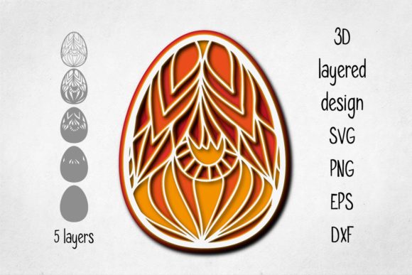 Easter Egg Layered: A Versatile Guide to 3D Multilayer Creative Designs