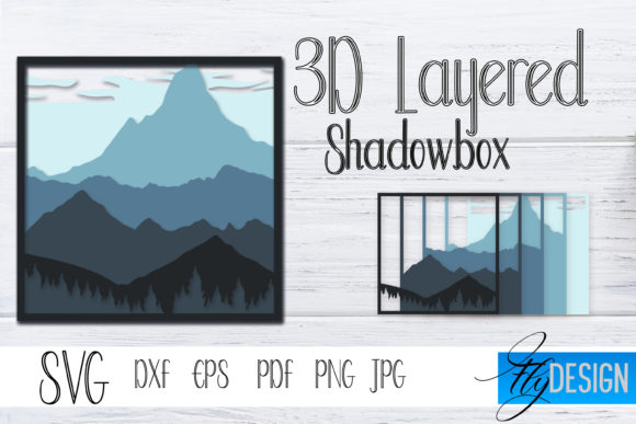 Evaluating 3d Layered SVG. Shadowbox Nature 6 for Advanced Paper Crafting Projects